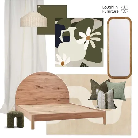 Bedroom Inspiration- Featuring Bronte Bed & Alura Full Length Mirror Interior Design Mood Board by Loughlin Furniture on Style Sourcebook