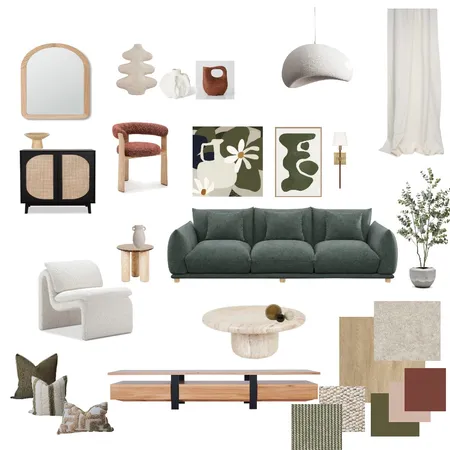 ELEGANT GREEN Interior Design Mood Board by MORANLAUBKAGAN on Style Sourcebook