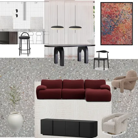 King living lounge red Interior Design Mood Board by JessSib on Style Sourcebook