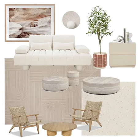 Darren Palmer Raking Linen Interior Design Mood Board by Unitex Rugs on Style Sourcebook