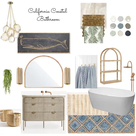 Nelson Guest Bathroom Interior Design Mood Board by JN DesignHive on Style Sourcebook