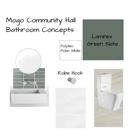 Mogo bathrooms Interior Design Mood Board by Jem Crestani Interior and Colour Consulting on Style Sourcebook