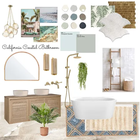 California Coastal Bathroom Mood Board 2 Interior Design Mood Board by JN DesignHive on Style Sourcebook