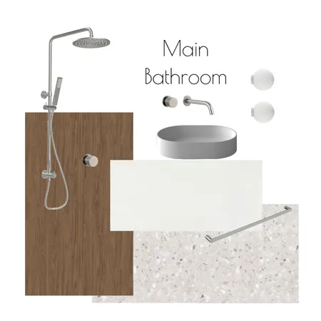 Coolum View House - Main Bathroom Interior Design Mood Board by Two By Two Design on Style Sourcebook