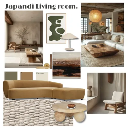 Japandi Living Room Interior Design Mood Board by Fern Howard on Style Sourcebook