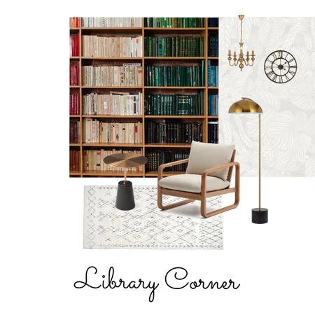 Library MOOD BOARD Interior Design Mood Board by NINAS ART on Style Sourcebook