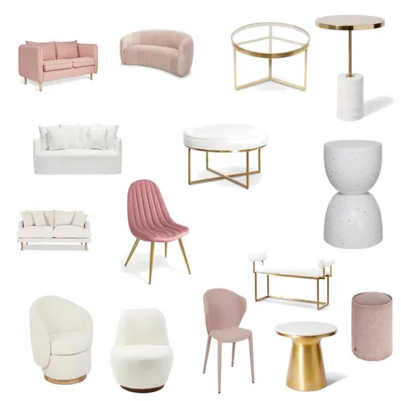 Barbie Styling Board 1 Interior Design Mood Board by soniaghanem2@gmail.com on Style Sourcebook