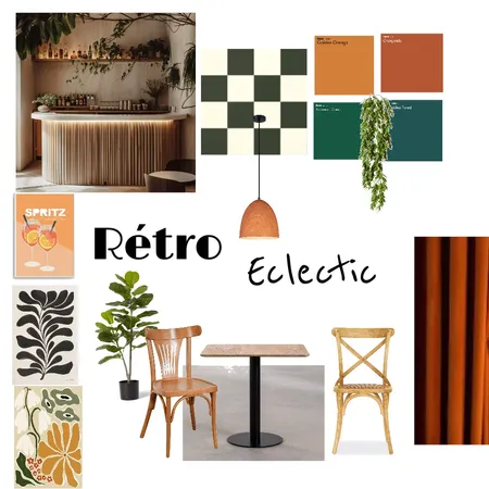 loco retro eclectic Interior Design Mood Board by Dhalgara on Style Sourcebook