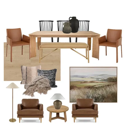Brie McCudden - Dining and Sitting Area Moodboard Interior Design Mood Board by Simplestyling on Style Sourcebook