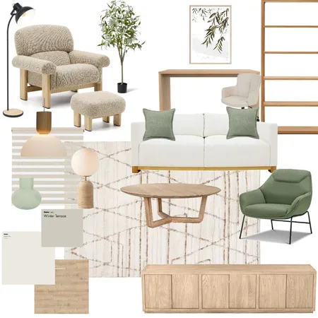 Neutral scandinavian living room Interior Design Mood Board by Skarlo on Style Sourcebook