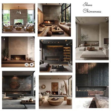 Ideas chimenea Interior Design Mood Board by chardon_cristina@hotmail.com on Style Sourcebook