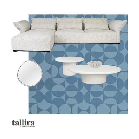 BLUE MOON Interior Design Mood Board by Tallira | The Rug Collection on Style Sourcebook