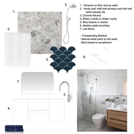 Beaconsfield Upper Bathroom Interior Design Mood Board by The Designers Project on Style Sourcebook