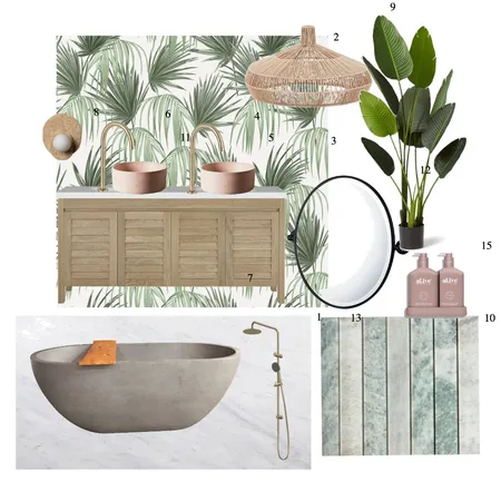 Tropical Sample Board Interior Design Mood Board by oliviaduane4 on Style Sourcebook