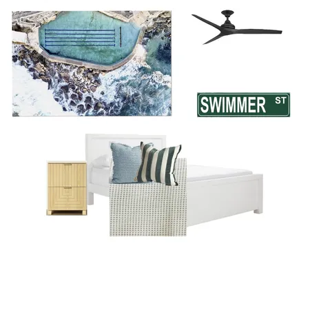 Teen Boy's Room - swimmer Interior Design Mood Board by Focal Point Interior Design on Style Sourcebook