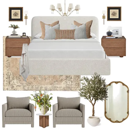 Classic Bedroom Interior Design Mood Board by TashaSimiyu on Style Sourcebook