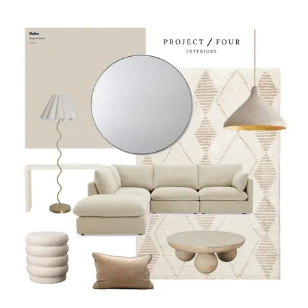 Neutral Dreams // Living Rooms Interior Design Mood Board by Project Four Interiors on Style Sourcebook