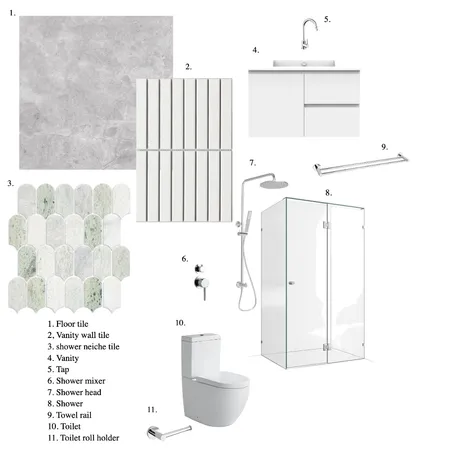 Thejesh bathroom Interior Design Mood Board by Chantelborg1314 on Style Sourcebook