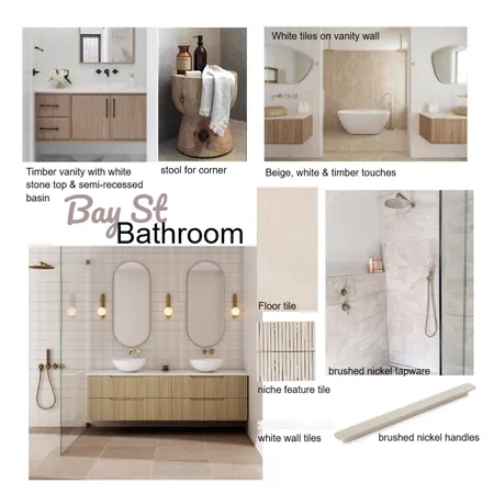 Bay St Bathroom Interior Design Mood Board by sheree@voguekitchens.com.au on Style Sourcebook