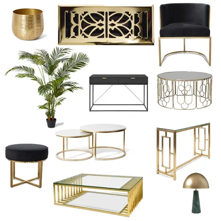 VERSACE LIVING ROOM Interior Design Mood Board by babash on Style Sourcebook