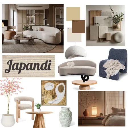 Japandi Design Style Interior Design Mood Board by Niv on Style Sourcebook
