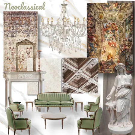 NEOCLASSICAL Interior Design Mood Board by yashikalawania@gmail.com on Style Sourcebook