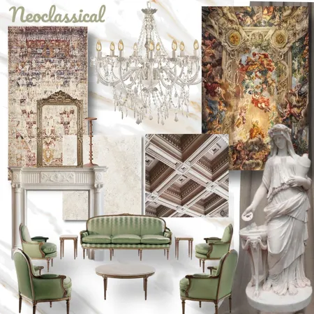 NEOCLASSICAL Interior Design Mood Board by yashikalawania@gmail.com on Style Sourcebook