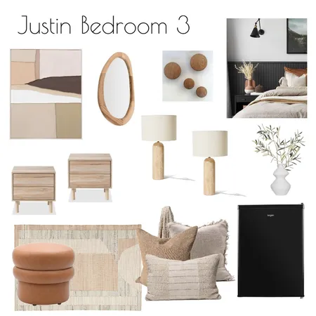 Justin Bedroom 3 Interior Design Mood Board by Style by Sisters