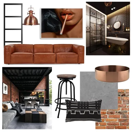 Industrial Mood Board Interior Design Mood Board by Studio389 on Style Sourcebook