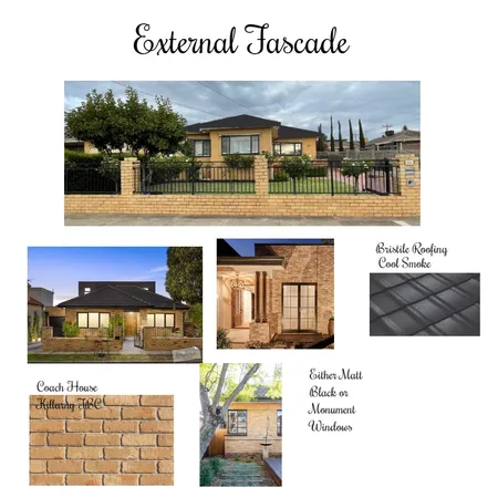 External Fascade Interior Design Mood Board by Space Style Melbourne on Style Sourcebook