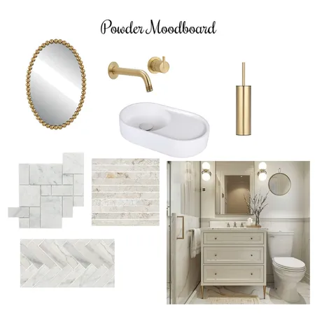 Powder Moodbaord Option 1 Interior Design Mood Board by Space Style Melbourne on Style Sourcebook
