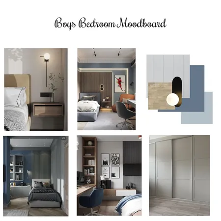 boys bedroom Interior Design Mood Board by Space Style Melbourne on Style Sourcebook
