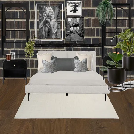 Modern Industrial Bedroom Interior Design Mood Board by oliviacaddy on Style Sourcebook
