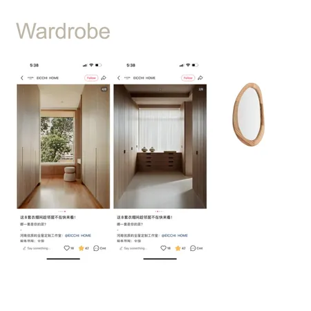 Wardrobe Interior Design Mood Board by xinyeepie@hotmail.com on Style Sourcebook