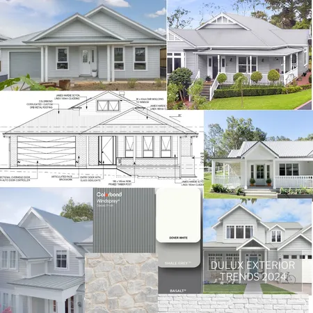 Hamptons facade Interior Design Mood Board by Hollyks on Style Sourcebook
