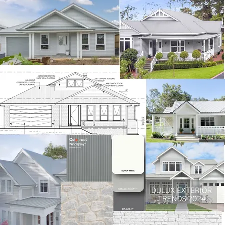 Hamptons facade Interior Design Mood Board by Hollyks on Style Sourcebook