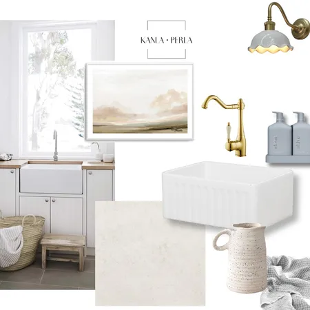 Laundry--The Campbell Project Interior Design Mood Board by K A N L A    P E R L A on Style Sourcebook