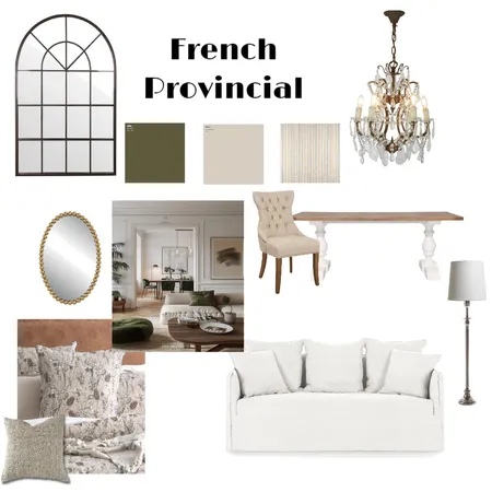 French Provincial Interior Design Mood Board by Fern Howard on Style Sourcebook