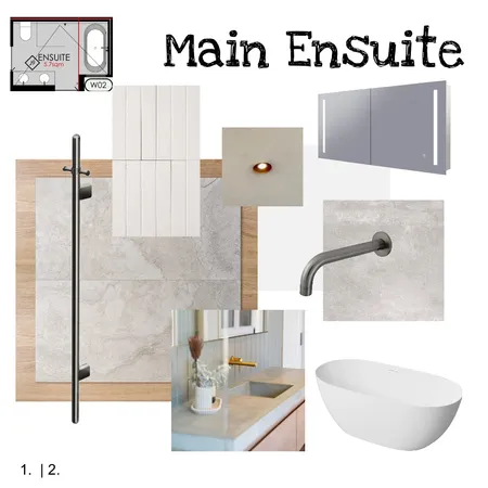 Main En-suite Interior Design Mood Board by Nferns24 on Style Sourcebook