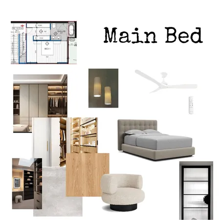 Main Bedroom Interior Design Mood Board by Nferns24 on Style Sourcebook