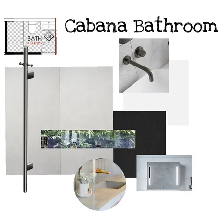 Cabana Bathroom Interior Design Mood Board by Nferns24 on Style Sourcebook