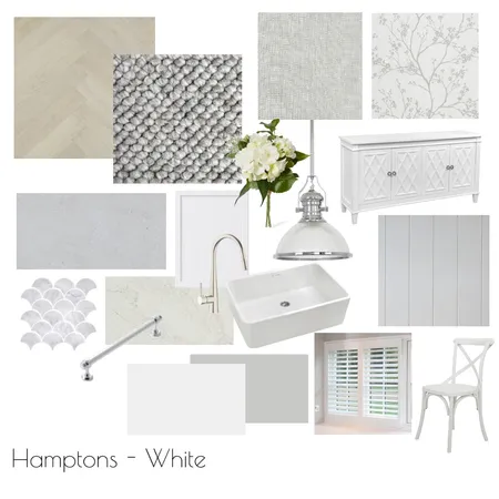 Hampton White Interior Design Mood Board by dkidd on Style Sourcebook