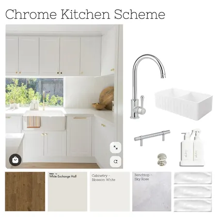 Webb Kitchen - Chrome Interior Design Mood Board by Sharon Lynch Interior Design on Style Sourcebook