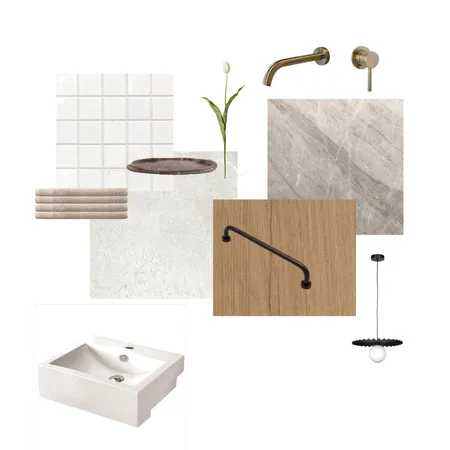 Downstairs bathroom MB2 Interior Design Mood Board by tuaoigrace@outlook.com on Style Sourcebook