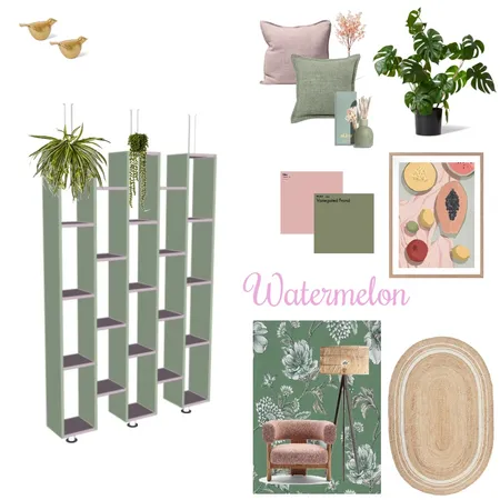 WATERMELON Interior Design Mood Board by Little Artichoke on Style Sourcebook