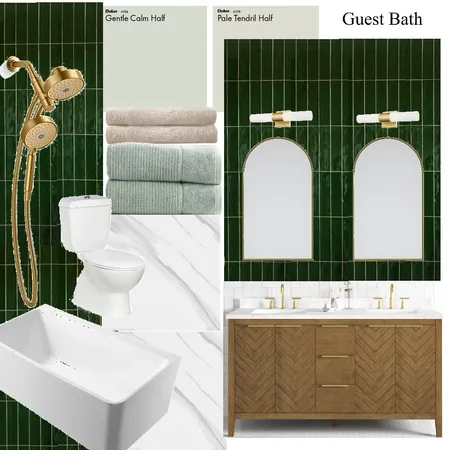 Guest Bath Interior Design Mood Board by bhill250 on Style Sourcebook