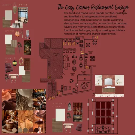 RESTAURANT BOARD Interior Design Mood Board by laila elamir on Style Sourcebook