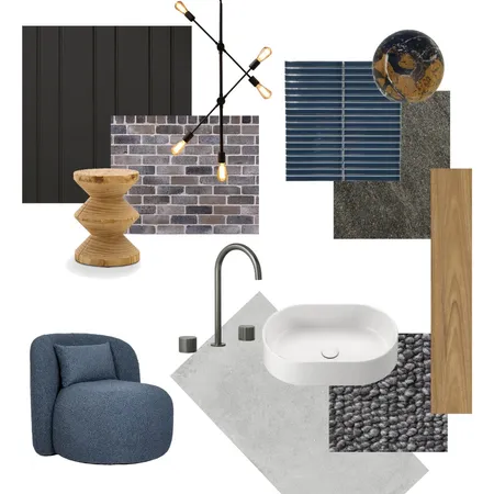 Blue & Gold Interior Design Mood Board by mcheep on Style Sourcebook