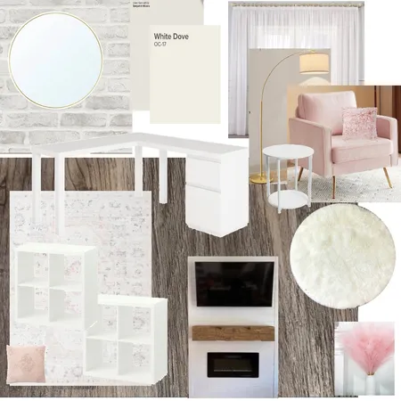 Jen Home Office Interior Design Mood Board by R2 Design Elements on Style Sourcebook