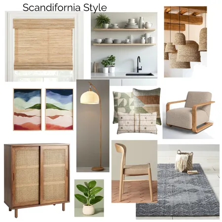 Scandifornia Mood Board Interior Design Mood Board by JN DesignHive on Style Sourcebook